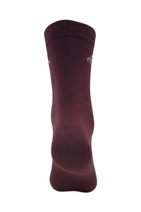 Unisex Burgundy Cycling Socks