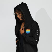 White Lake Half Heavy Blend Zip Up Finisher Hoodie