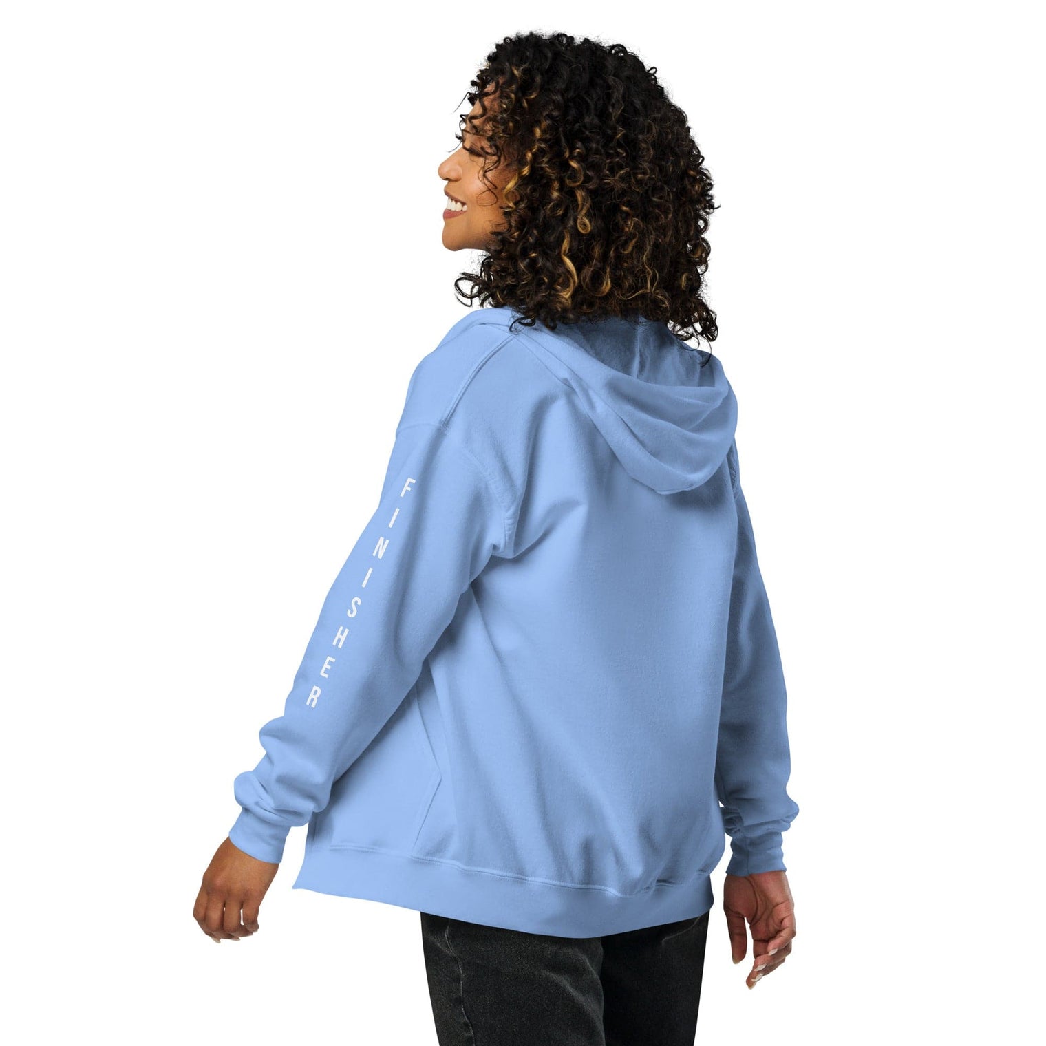 White Lake Half Heavy Blend Zip Up Finisher Hoodie