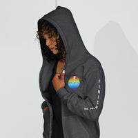 White Lake Half Heavy Blend Zip Up Finisher Hoodie