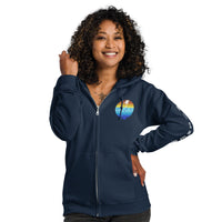 2024 White Lake Half Heavy Blend Zip Up Finisher Hoodie