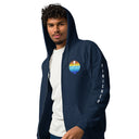 White Lake Half Heavy Blend Zip Up Finisher Hoodie