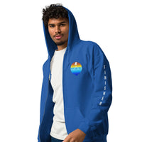 White Lake Half Heavy Blend Zip Up Finisher Hoodie