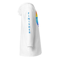 White Lake Half Long Sleeve Hooded Finisher Tee