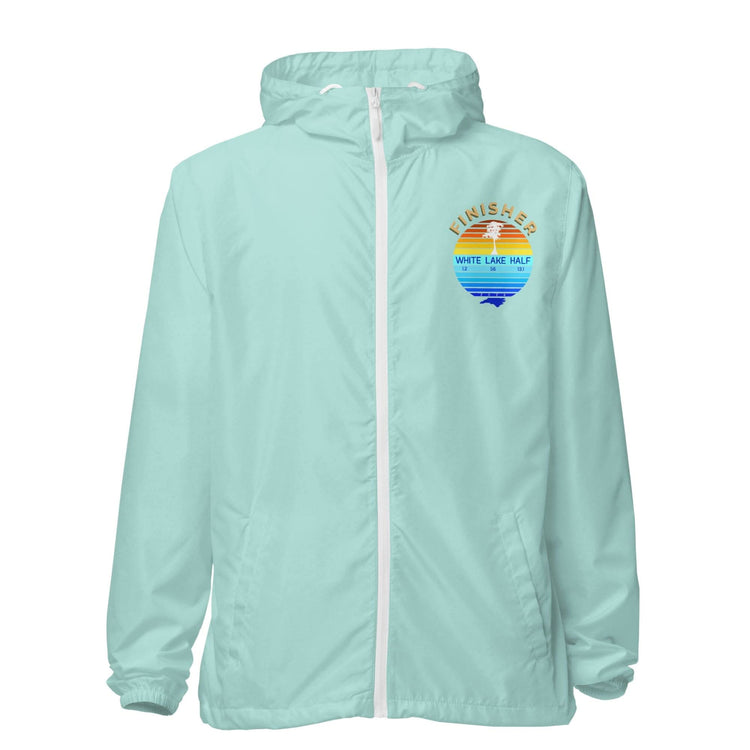 White Lake Half Lightweight Zip Up Finisher Windbreaker