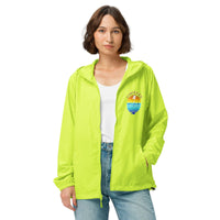 White Lake Half Lightweight Zip Up Finisher Windbreaker