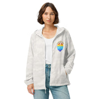 White Lake Half Lightweight Zip Up Finisher Windbreaker