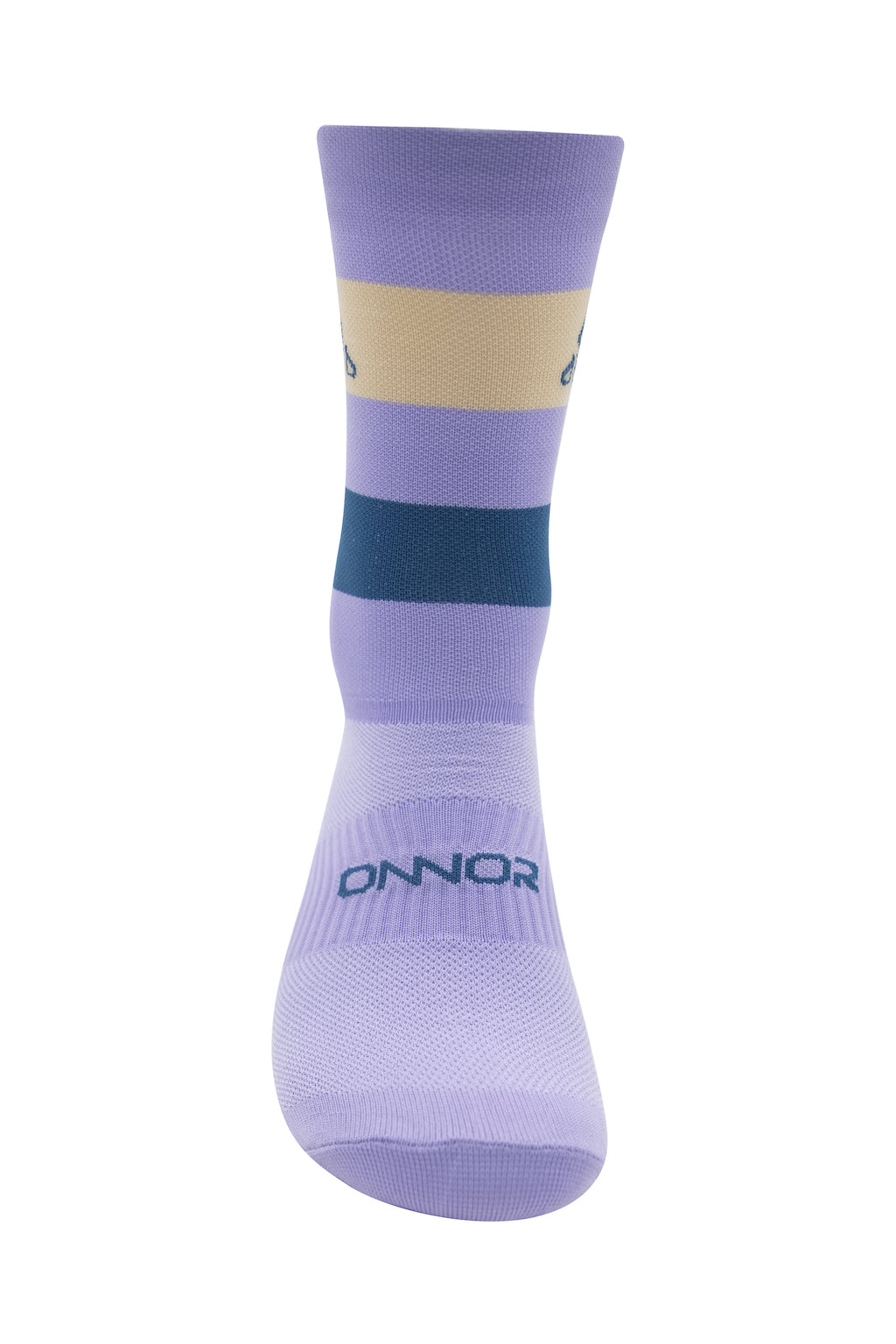 Unisex Lilac / Petroleum Cycling Socks