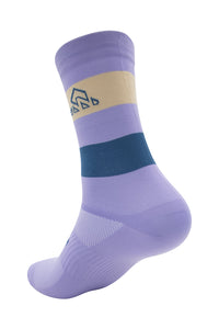 Unisex Lilac / Petroleum Cycling Socks