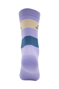 Unisex Lilac / Petroleum Cycling Socks