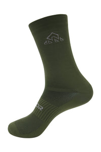 Unisex Olive Green Cycling Socks