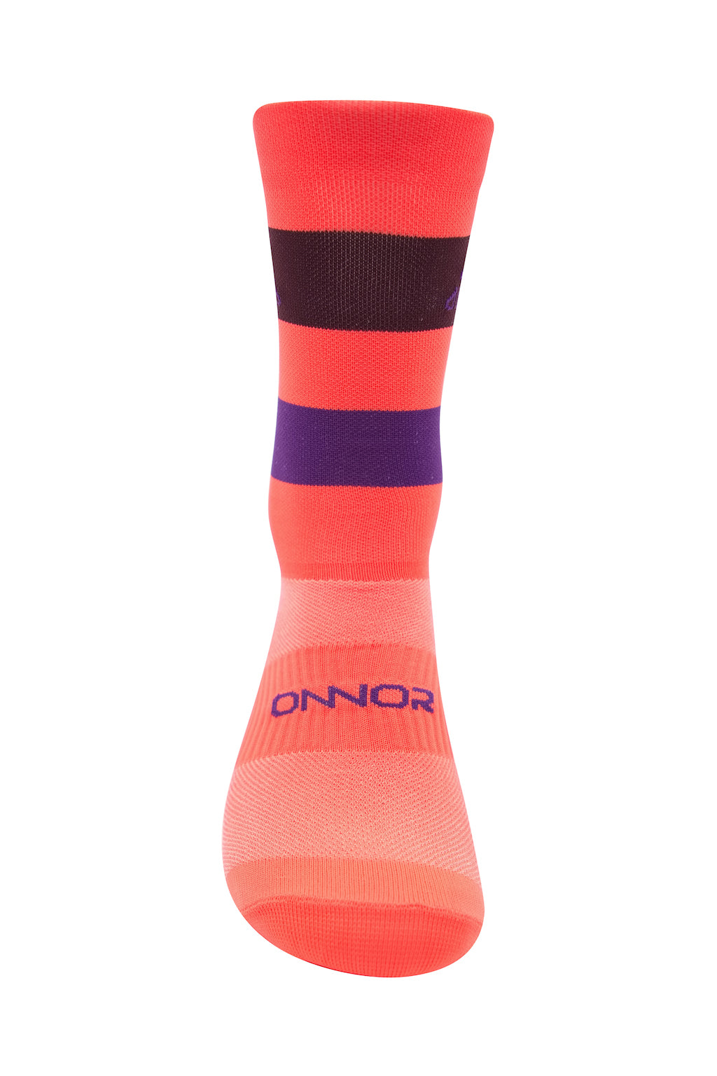 Unisex Orange / Purple Cycling Socks