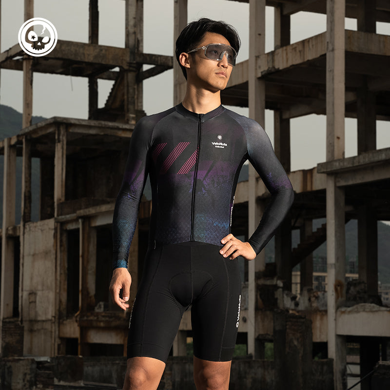 【VNS】 ROCKBROS Clear Sky Men's Cycling Jersey Long Sleeves Top Clothes