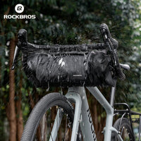 RideMate 100% Waterproof Bike Handlebar Bag 8L Double-sided Opening Expanded Capacity