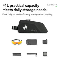 RideMate 100% Waterproof Top Tube Bag 1L