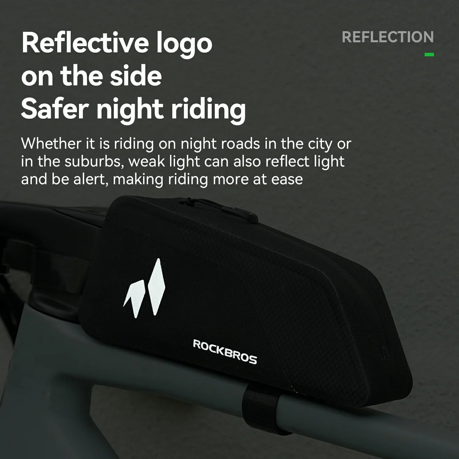 RideMate 100% Waterproof Top Tube Bag 1L