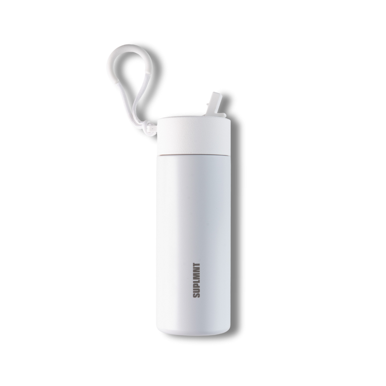 24 oz Water Bottle with Straw Lid