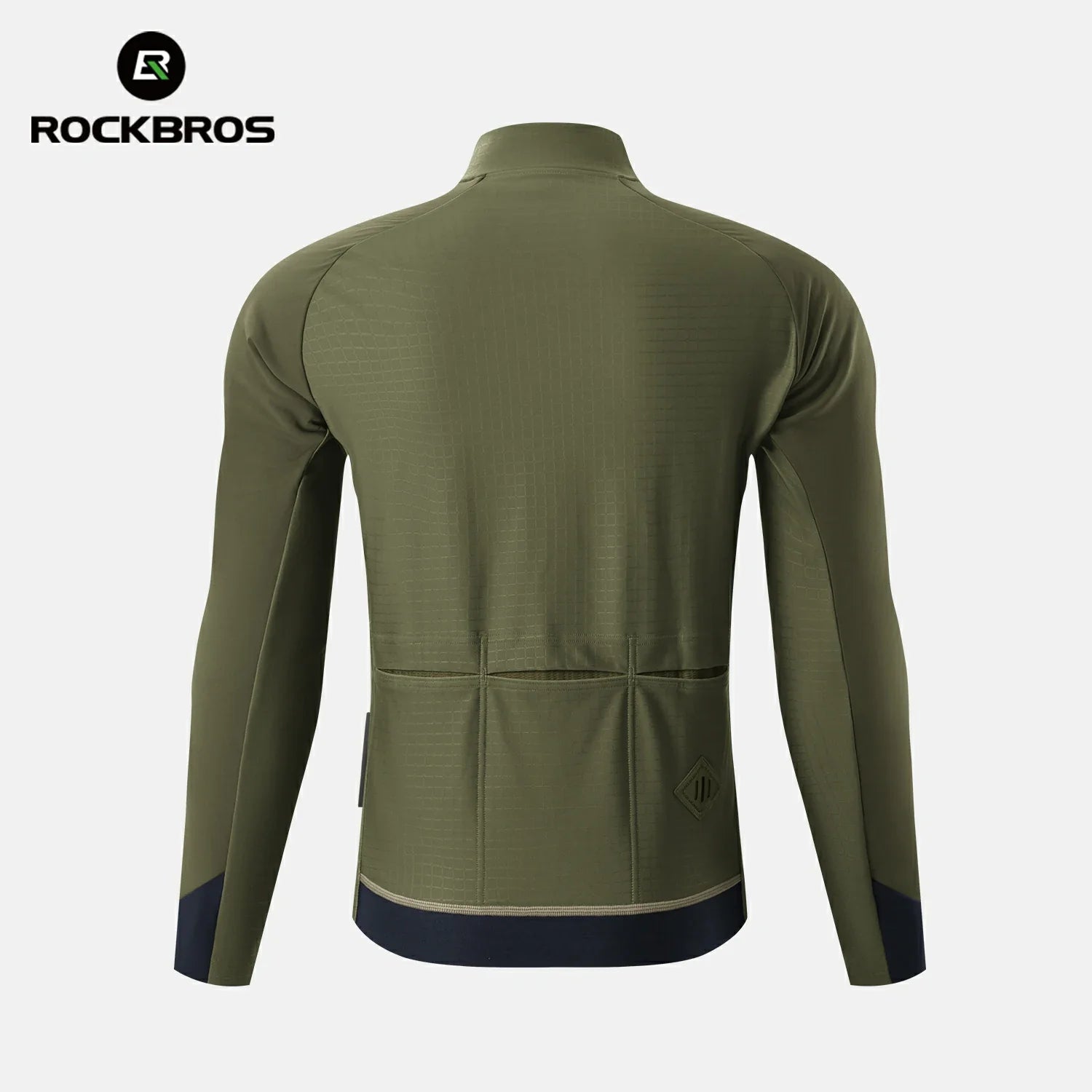 Winter Cycling Jacket Double-Layer Thermal Fleece