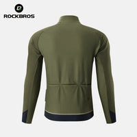 Winter Cycling Jacket Double-Layer Thermal Fleece