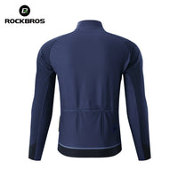 Winter Cycling Jacket Double-Layer Thermal Fleece