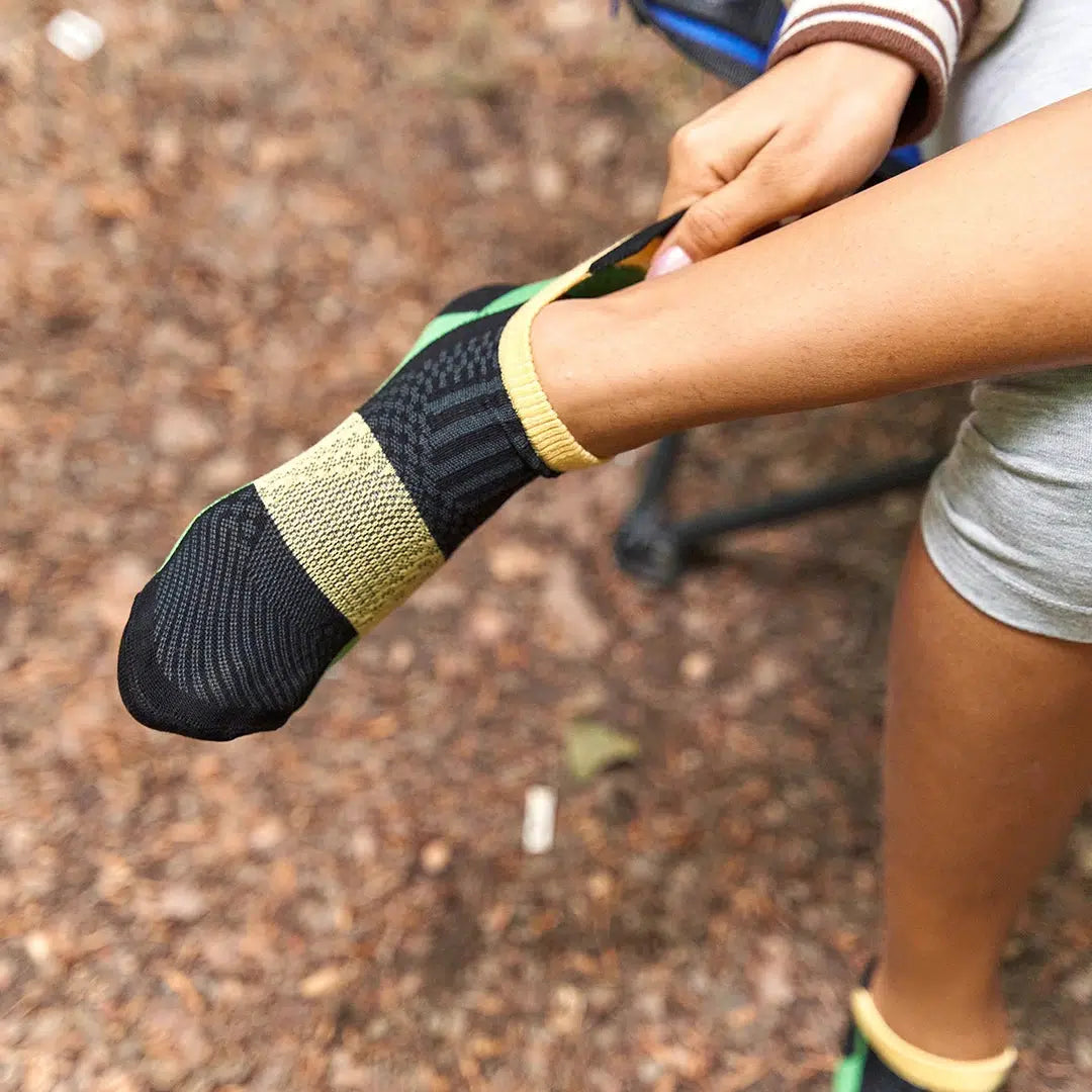 Women's Bamboo Low Cut Athletic Running Socks with Arch Support