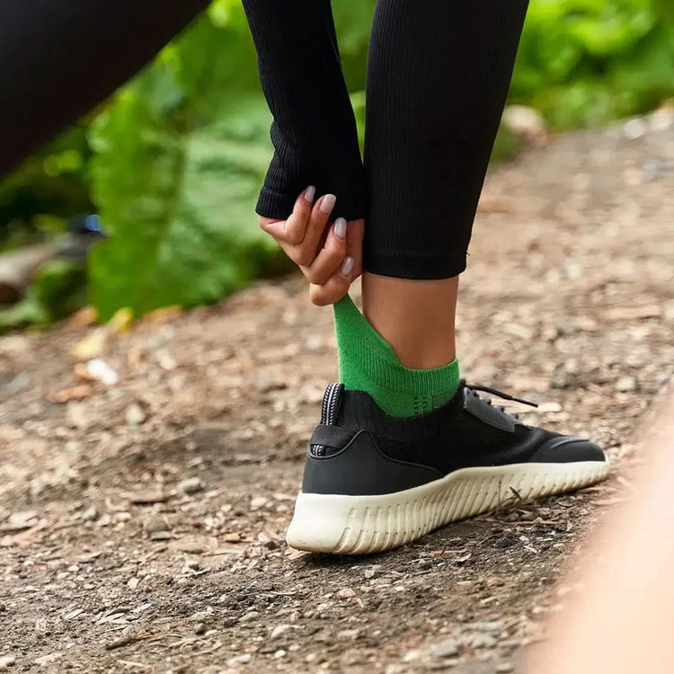 Women's Bamboo Low Cut Athletic Running Socks with Arch Support