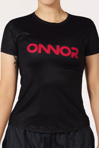 Women's ONNOR Running Black Pro Shirt