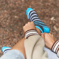 Women's Cotton Low Cut Patterned & Striped Socks