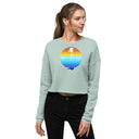 White Lake Half Crop Sweatshirt