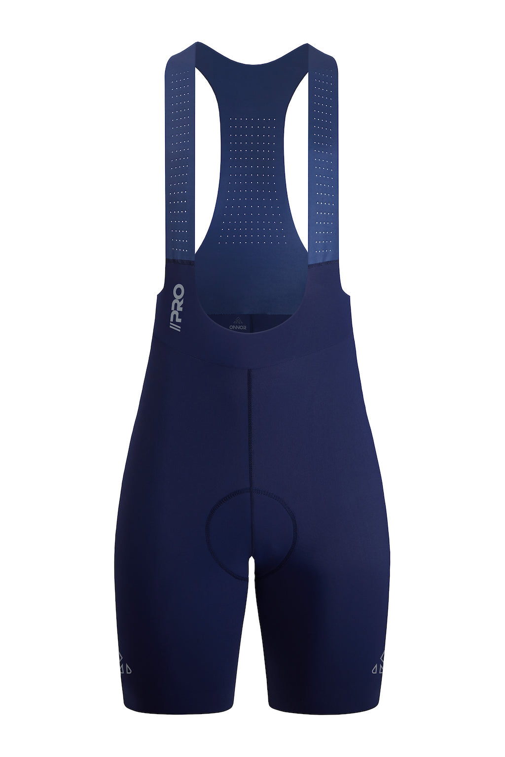 Women's Seamless Blue Pro Cycling Bib Shorts