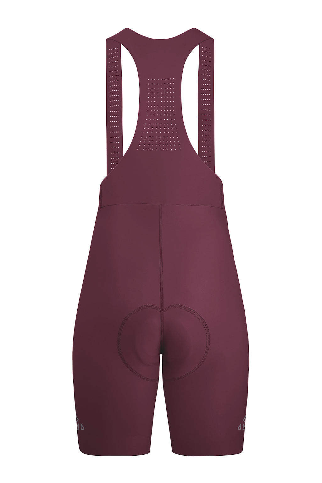 Women's Seamless Burgundy Pro Cycling Bib Shorts