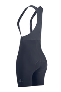 Women's Seamless Grey Pro Cycling Bib Shorts