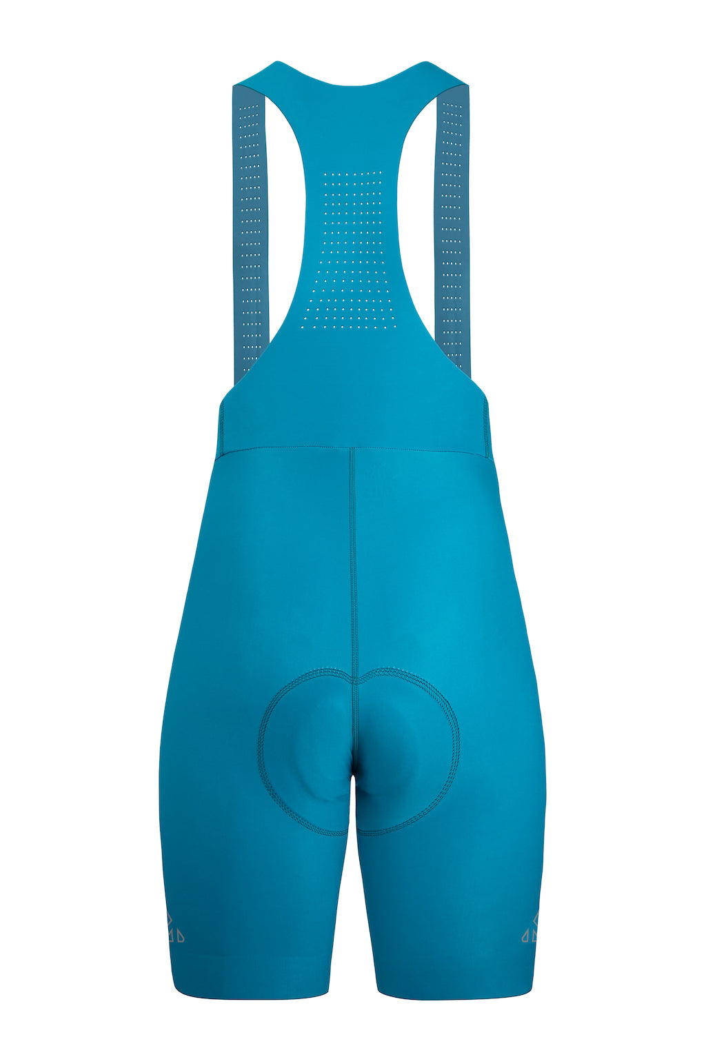 Women's Seamless Turquoise Pro Cycling Bib Shorts