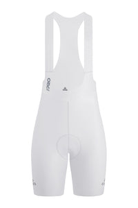 Women's Seamless White Pro Cycling Bib Shorts