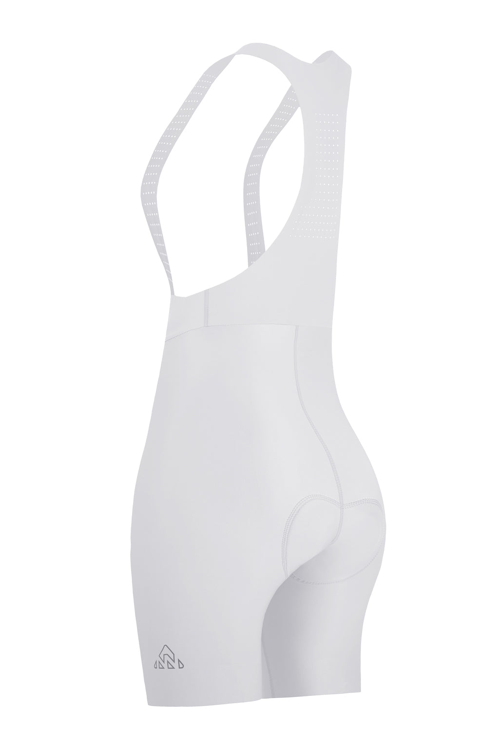 Women's Seamless White Pro Cycling Bib Shorts