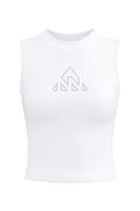 Women's White Pro Cycling Base Layer