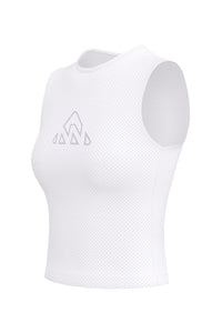 Women's White Pro Cycling Base Layer