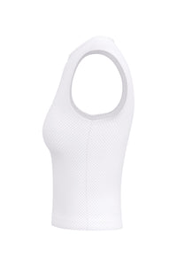 Women's White Pro Cycling Base Layer