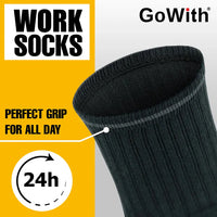 Men's Cotton Crew Work Boot Socks