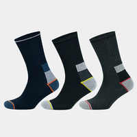 Men's Cotton Crew Work Boot Socks