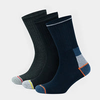 Men's Cotton Crew Work Boot Socks