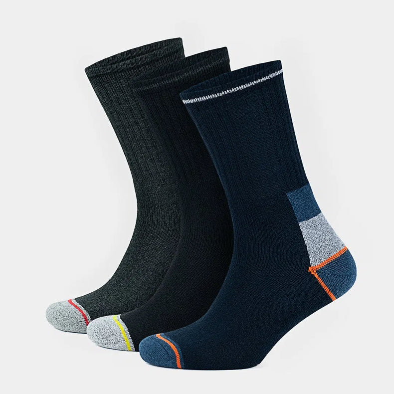 Men's Cotton Crew Work Boot Socks