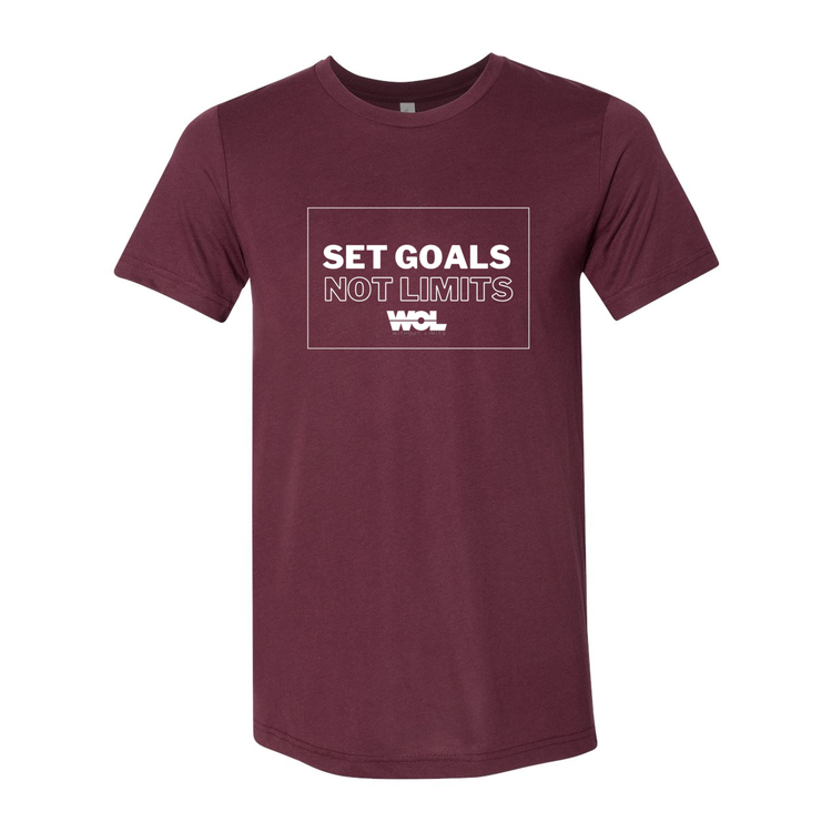 Set Goals Not Limits Triblend Tee