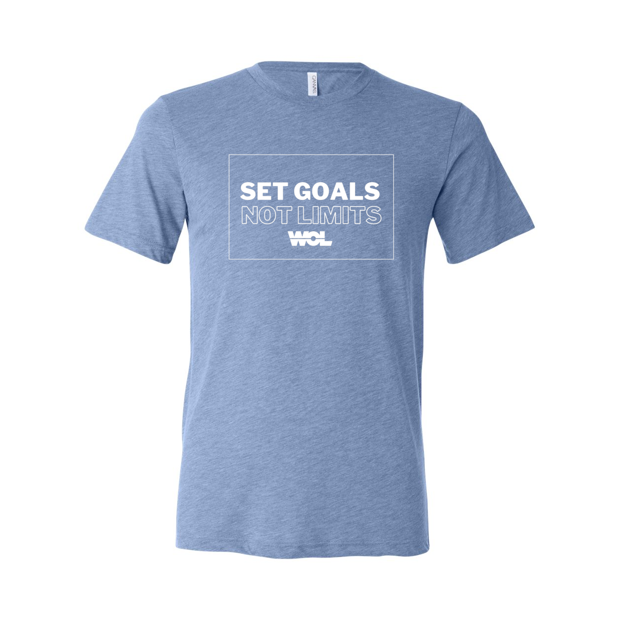 Set Goals Not Limits Triblend Tee