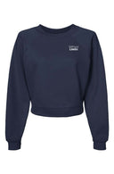 Womens Raglan Pullover Fleece Sweatshirt