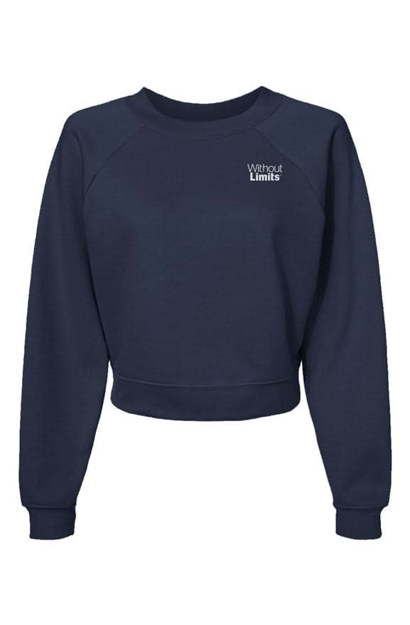 Womens Raglan Pullover Fleece Sweatshirt