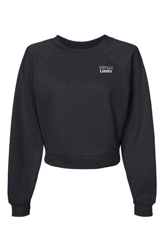 Womens Raglan Pullover Fleece Sweatshirt