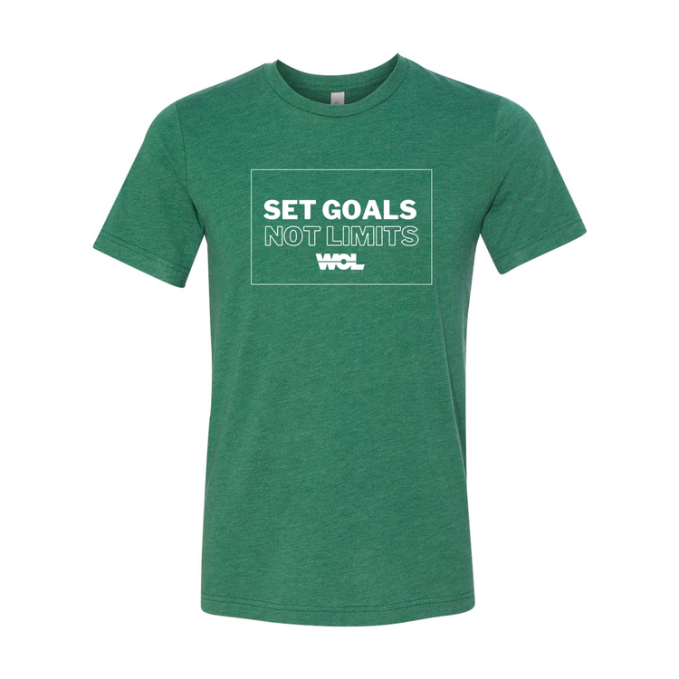 Set Goals Not Limits Triblend Tee