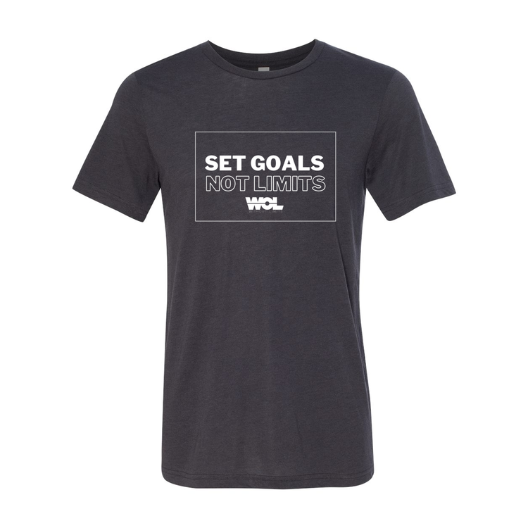 Set Goals Not Limits Triblend Tee