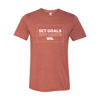 Set Goals Not Limits Triblend Tee